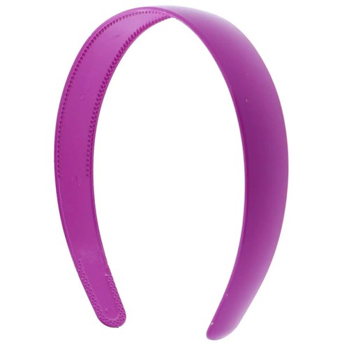 Motique Accessories 1 inch Plastic Hard Headband with Teeth Headband Women Girls - Picture 26 of 32