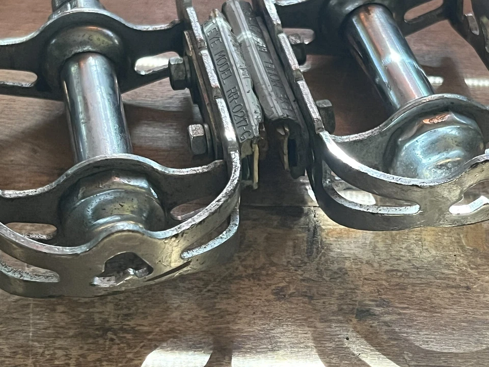 Vintage KKT Kyokuto Top Run Pedals 70s 80s Road Touring Bike 9/16 English Japan - Image 4 of 4