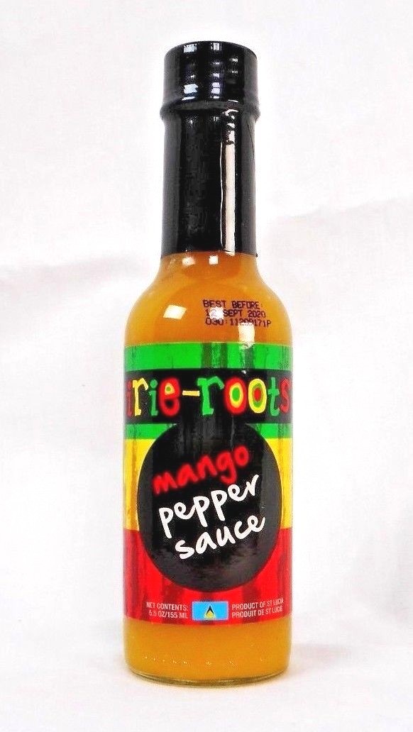 Caribbean Gourmet Hot Pepper Sauces Mango Banana Rasta Baron Ginger