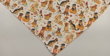 Buster Brown Dog Bandana, Halloween, Leaves, Puppies, Pumpkins, XS,S,M, L