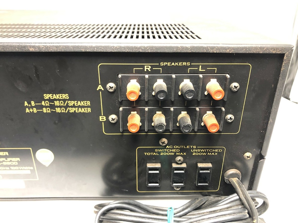 アンプ Pioneer SA-8800 0407 PIONEER Sa 8800 Stereo Amplifier 2X 80Watts RMS Blue Line