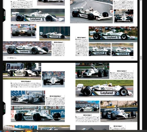 GP Car Story Vol.49 Williams FW07 Reference books for plastic modeling - Picture 7 of 7