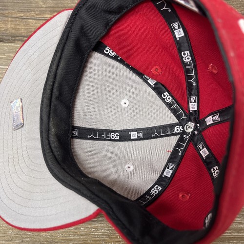 Boston Red Sox New Era 59FIFTY Fitted Hat 7 1/8 Authentic Collection Mesh Stars - Picture 9 of 11