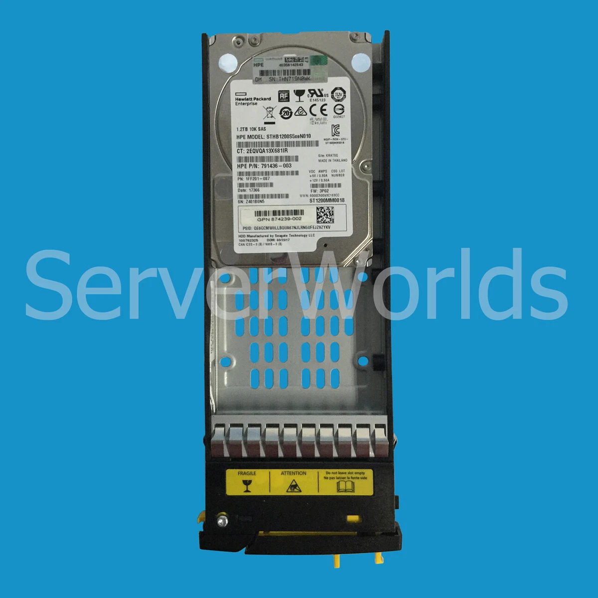 HPe 840459-001 3Par 1.2TB 10K SAS 874239-002 791436-003 | eBay