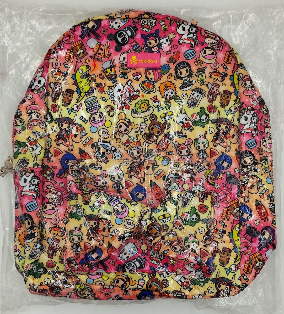 Tokidoki cravings mini backpack comic con 2020 with pouch and two wallets tokidoki Unicorno Cherry Blossom Mini Backpack with Clear  main image 4