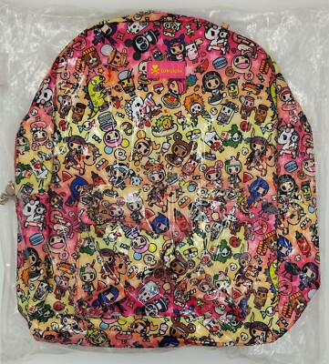 NEW Tokidoki Backpack CRAVINGS 2020 Comic Con Moofia Mozzarella Pink Orange