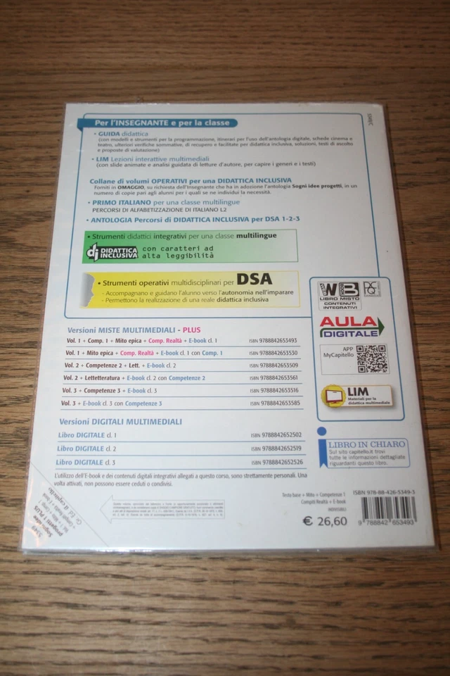 Allegro Bosio Mazzoni Sogni idee progetti COMPETENZE 1 Capitello 9788842653493 - Immagine 2 di 2