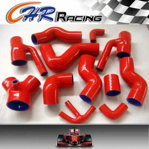 RED Silicone Radiator Hose For Audi S4 RS4 2.7L Bi-Turbo - Imagem 4 de 4