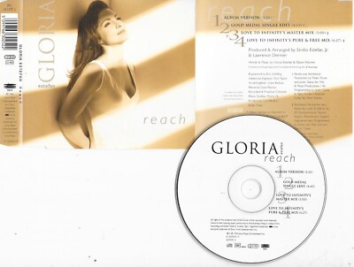 GLORIA ESTEFAN - reach    - 4 TRACKS CD