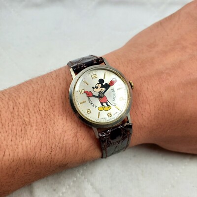 その他 Mickey Mouse Wrist Watch 1970s Mickey Mouse Wrist Watch, Bradley, 1970s | eBay