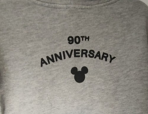 Zara Kids Disney Mickey Mouse Gray Hoodie 90th Anniv Kids Size 10 Oversized NWOT - Picture 4 of 9