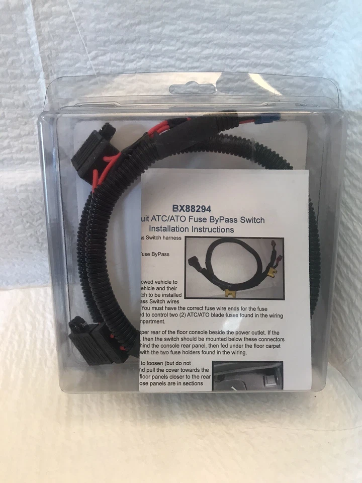 Interruptor de derivación de fusible de 2 circuitos para GMC Acadia 2013-2016 Blue Ox BX88294 ATC/ATO Foto 3 de 3