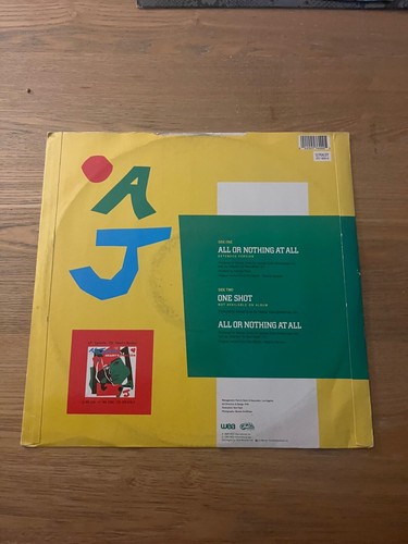 AL JARREAU - ALL OR NOTHING AT ALL 12" Inch Record - Picture 2 of 4