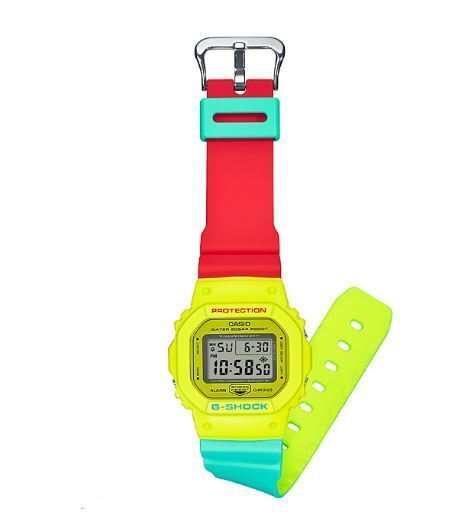 Casio G-Shock DW-5600CMA-9JF Breezy Rasta Color New in Box Casio G-Shock DW-5600CMA-9JF Breezy Rasta Color New in Box