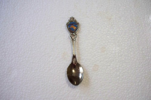 Vintage 1981 Kentucky The Blue Grass State Souvenir Spoon w. Horse Charm Fort - Picture 4 of 11