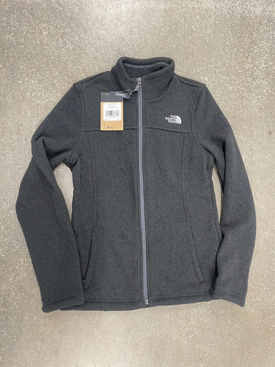 The North Face Maggy Sweater Fleece Women’s Dark Heather Grey Medium New