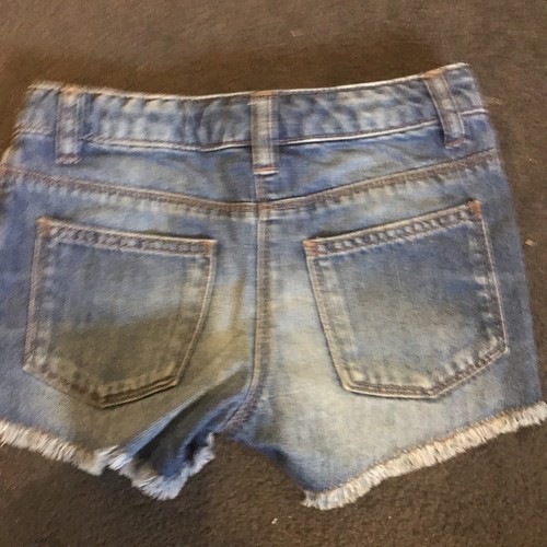 Girls Age 7 Years Blue Denim Short Next VGC - Picture 2 of 5
