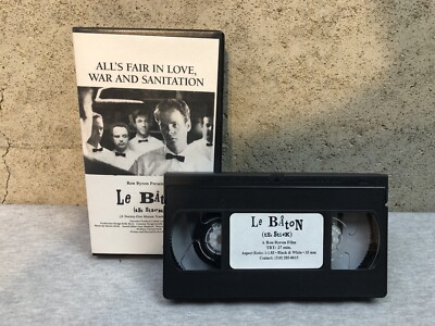 Le Baton The Stick Short Film VHS Video Tape Vintage