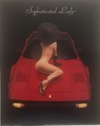 Ferrari 308 Sophisticated Lady 8"x10" From Original Printings Car Poster! Own It