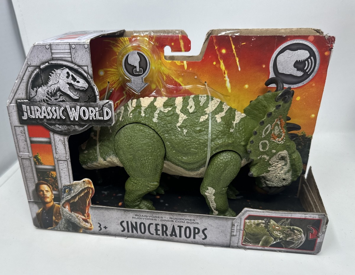 Jurassic World Fallen Kingdom Sinoceratops Roarivores Figure NIB