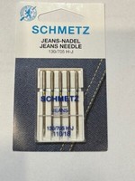 5 NäHmaschinennadeln Schmetz 130/705H-J (Jeans) StäRke 110/18