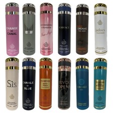 3 X 200ML Designer Fragrances Body Sprays Various Scents Gift Idea