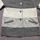 Jones New York Sport Gray Striped Wool Blend Jacket Womens Size Medium — photo 3
