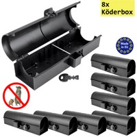 8X KöDerbox Rohr KöDerstation MäUsebox Rattenbox Falle NagerköDerstation Petigi