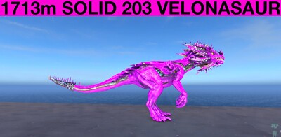 TOP 1713m Solid 203 Velonasaur Ark Survival Ascended ASA PVE Xbox/PC/PS