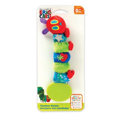 very hungry caterpillar teether rattle