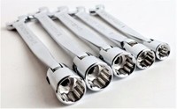 Saltus Gabel-GelenksteckschlüSsel Set 5-Teilig 8-15 Mm SchraubenschlüSsel 3In1