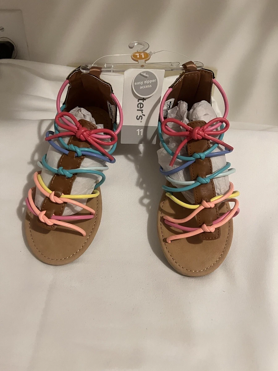 Little girl sandals size 11 sale