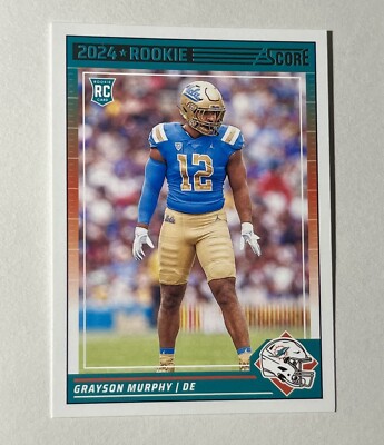2024 Panini Score Grayson Murphy RC #388 Miami Dolphins 