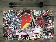 Ygomat 5D's Akiza Izinski Trading Card Game Playmat TCG Mat Free Best Tube / Bag