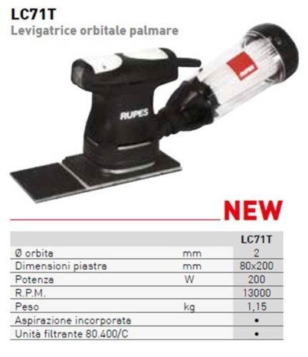 Sander RUPES For Shutters 200w Model 