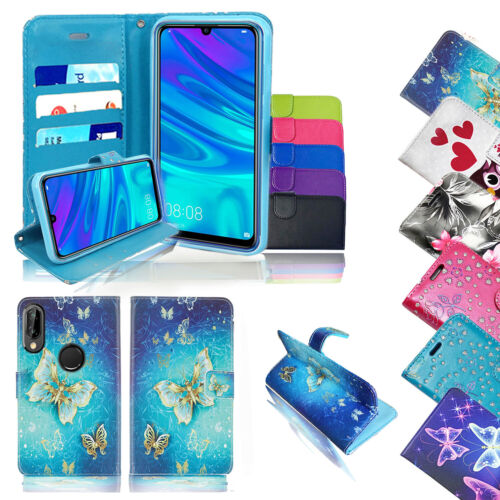 For Huawei Y6 2019 New Stylish PU Leather Wallet Flip Stand Phone Case Cover - Picture 9 of 14