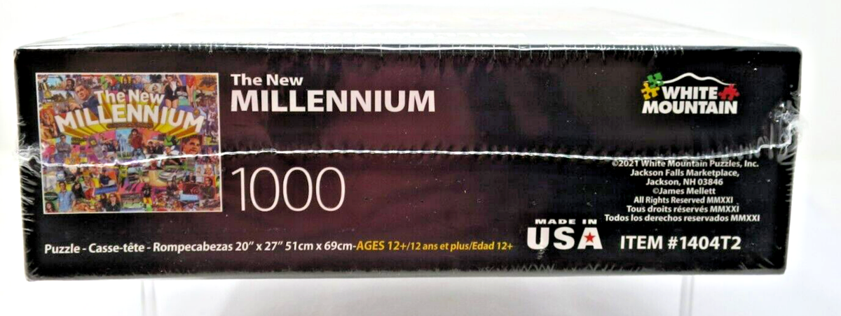 White Mountain The Millennium 1000 Pcs Jigsaw Puzzle 2000-2010