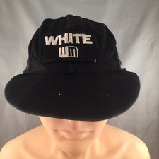 Vintage Patch Snapback Trucker Hat Louisville Mfg. Co. "White WM"