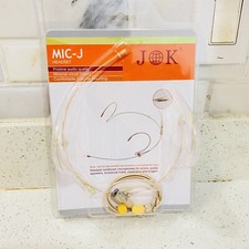 JOK MIC-J Headset Microphone w/ D4 Connector - BRAND NEW