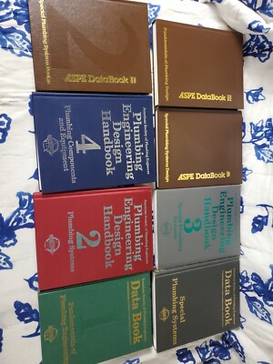ASPE Databook Plumbing Engineering Design Special Systems Fundamentals YOU PICK