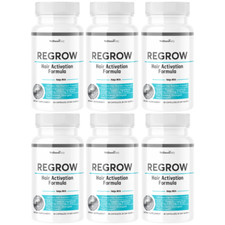 ReGrow Hair Growth Vitamins with Biotin, Hair Supplement - 6 Pack