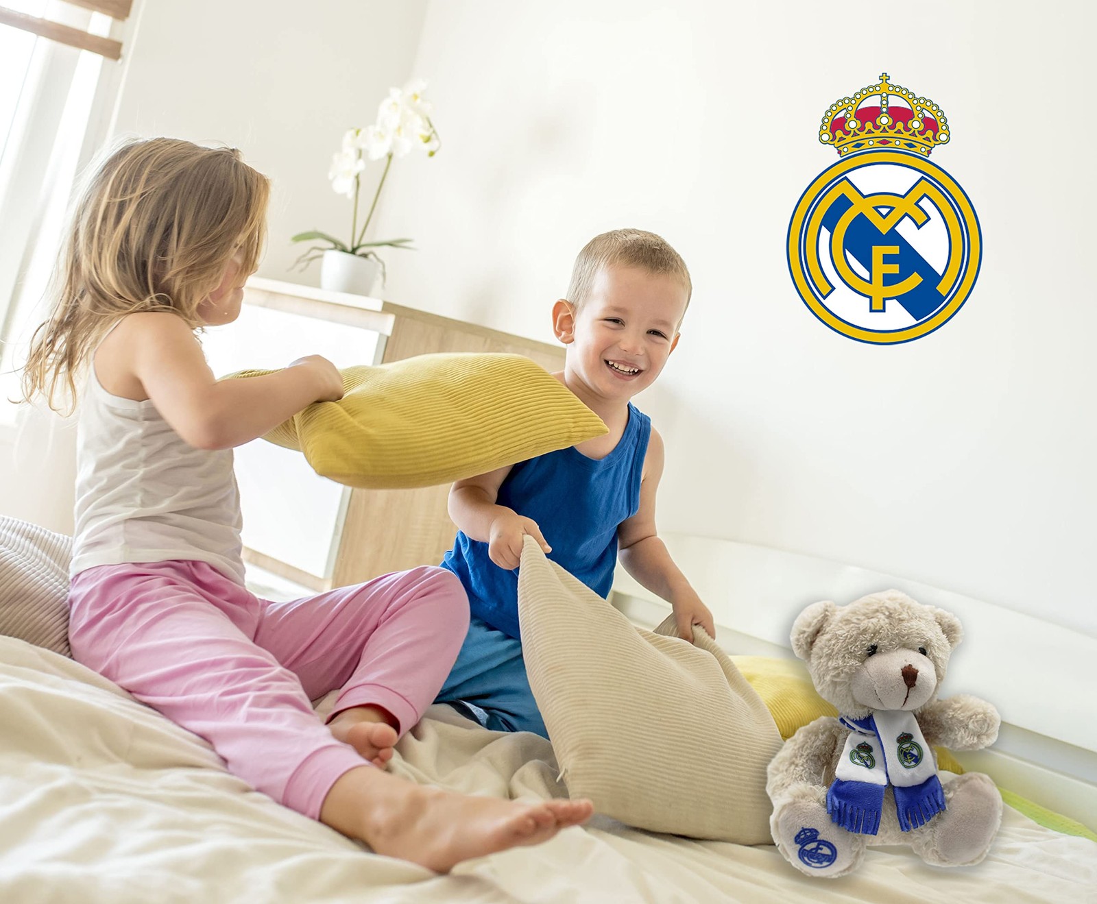 Peluche CYPBRANDS M-32-RM extra douce lavable doudou blanc 20cm
