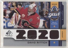 2020-21 SP Game Used NHL All-Star Skills Relic Blends 134/150 David Rittich 08qb