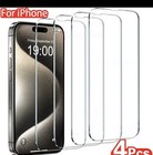 4 Piece Tempered Glass Screen Protector for Iphone 15 Pro Max!