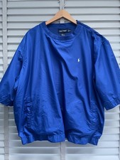POLO RALPH LAUREN Golf Windbreaker 2XL royalblau Pullover Kurzarm Jacke