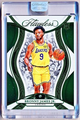 2024-25 Flawless Bronny James Jr. Emerald Diamond Base Rc #76 (5/5)