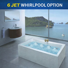 Luxury Double Ended 1900mm 1700mm 1800mm  Bath Tub Square Style, Extra Strong
