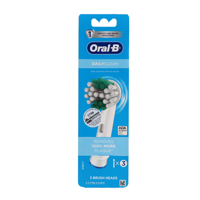 #ad #ad Oral B Daily Clean Replacement Brush Heads for Oral B Toothbrush Pack of 3 $9.45