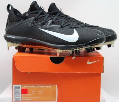 NIKE LUNAR VAPOR ULTRAFLY ELITE BASEBALL METAL/MOLDED CLEATS  New US SZ 12.5 BLK