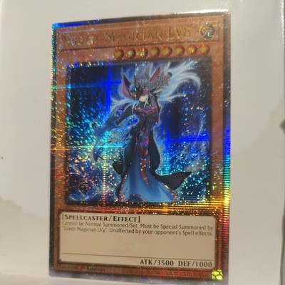 Yugioh Silent Magician LV8 MZTM-EN000 Quarter Century Secret Rare